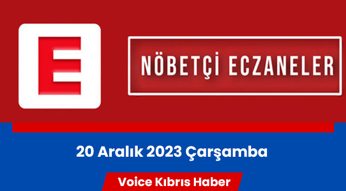 Nöbetçi eczaneler (20 Aralık 2023)
