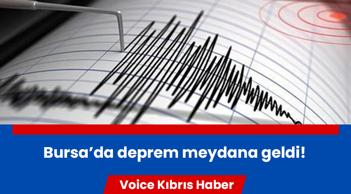 Bursa'da deprem oldu!