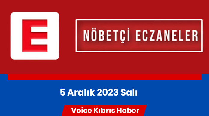 Nöbetçi eczaneler (5 Aralık 2023)
