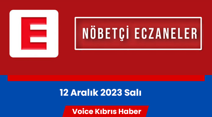 Nöbetçi eczaneler (12 Aralık 2023)