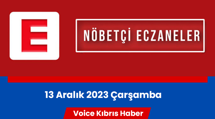 Nöbetçi eczaneler (13 Aralık 2023)