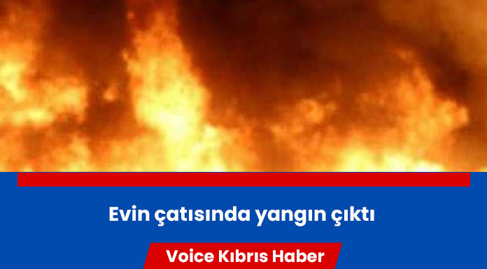 Boğaztepe'de ev yangını!