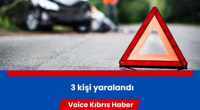 Girne ve Gönyeli'de kaza...3 yaralı!