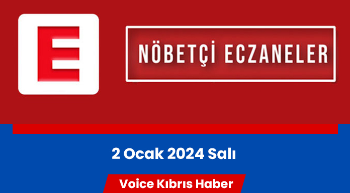 Nöbetçi eczaneler (2 Ocak 2024)