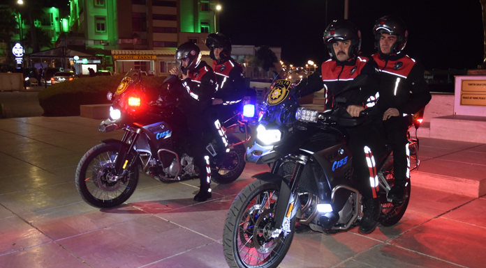 Girne’de motorlu polis timleri göreve başladı