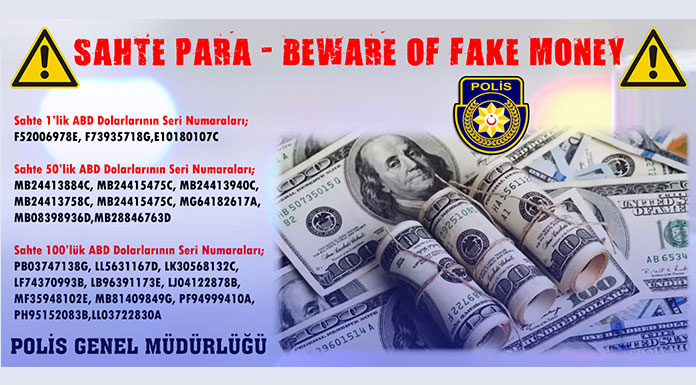 Polis uyardı: Sahte paraya dikkat!