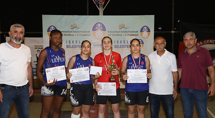 Basketbol şöleninde 130 bin TL ödül dağıtıldı