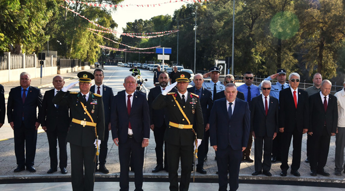Lefkoşa Şehitler Anıtı’nda tören gerçekleştirildi