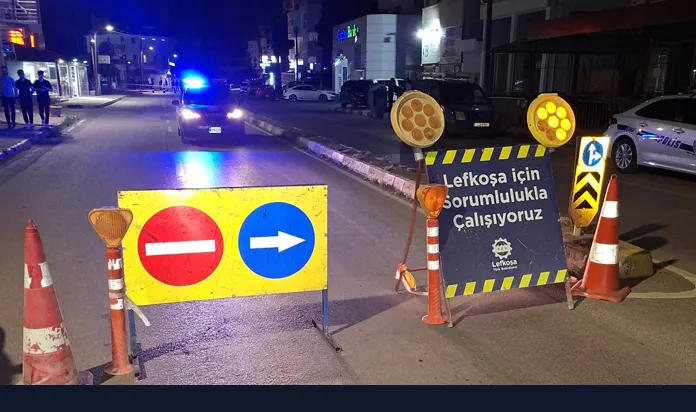 Lefkoşa'da Atatürk Caddesi'ni kullanacak sürücülerin dikkatine!
