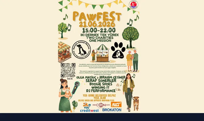 “PawFest” 21 Haziran'da Girne'de yapılıyor